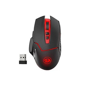 Mouse Gamer Sem Fio Redragon Mirage M690 USB 4800 DPI Retroiluminado - Preto