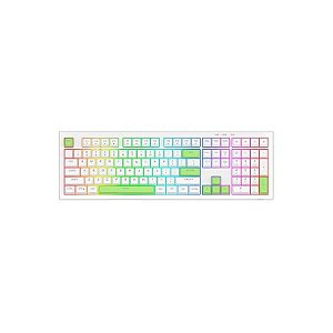 Teclado Mecânico Gamers Redragon Crux K518-WG RGB na Cor Branca