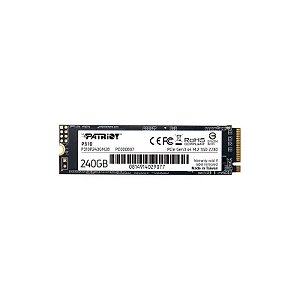 SSD M.2 Patriot P310 240GB NVMe PCIe Gen 3 - Alto Desempenho e Confiabilidade