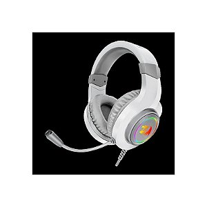 Headset Gamer Redragon Hylas H260W-RGB - Branco com Adaptador USB e Entrada 3.5MM