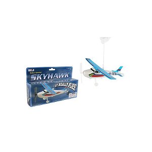 Modelo de Avião de Controle Remoto Skyhawk Cessna - Presente Ideal para Entusiastas