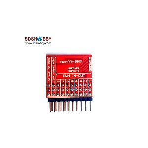 Conversor de Sinal PWM/PPM/SBUS RX para S.BUS - Modelo Zhq