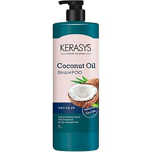 Shampoo Kerasys Clinic de Cabelo com Óleo de Coco - 1L