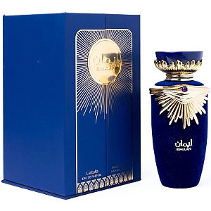 Perfume Lattafa Emaan EDP 100mL - Feminino - Fragrância Floral Atraente