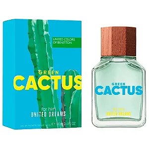 Perfume Benetton United Colors Green Cactus Edp 100Ml - Masculino | Fragrância Refrescante E Sofisticada