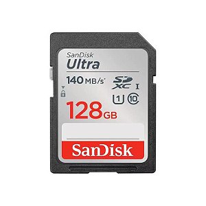Cartão De Memória Sandisk Ultra 140Mb/S - 128Gb