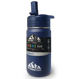 Garrafa Térmica Copo Térmico Hp Mini 14 Navy 400Ml Azul Marinho