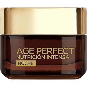Creme Noturno L'Oréal Age Perfect Nutrição Intensa 50mL para Pele Madura