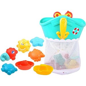 Brinquedo de Banho com Estrutura de Coletor de Água - 8 Peças HE0271