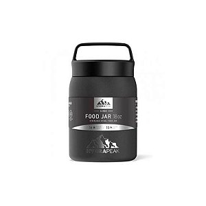 Marmita Térmica Hydrapeak HP-JAR-18, 532ML, Preto - Durabilidade e Estilo em Cada Lanche