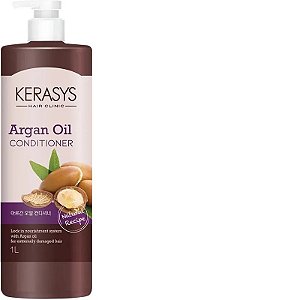 Condicionador Kerasys Hair Clinic Com Óleo De Argan - 1L Para Cabelos Saudáveis