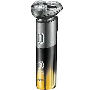 Barbeador Elétrico Vgr Voyager V-392 - Ouro E Cinza Com Desempenho Superior