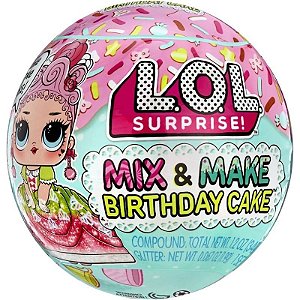 Boneca L.O.L Surprise - Festa de Aniversário com Mix & Faça Bolo 593140EUC