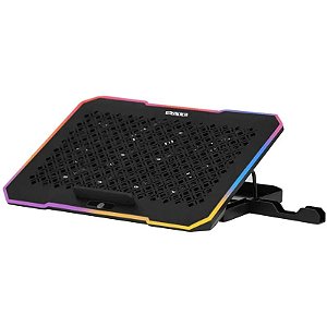 Suporte para Notebook com Cooler RGB USB até 17 Sate A-CP43