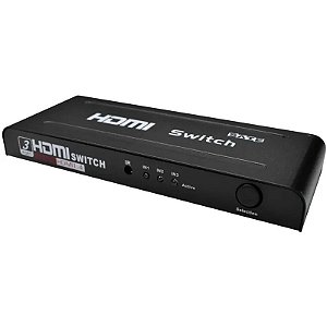 Comutador HDMI Sate A-HD03 - Switch de 3 Portas Full HD 1080P para TV e Vídeo