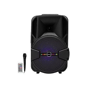 Caixa de Som Bluetooth Prosper P-1088 - 10W RMS, USB e FM - Preta