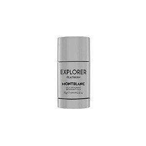 Desodorante Mont Blanc Explorer Platinum 75g - Frescor e Elegância para o Dia a Dia