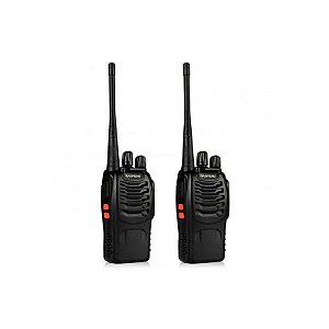 Radio Comunicador Baofeng BF-888S - Kit com 2 Walkie Talkies e 16 Canais