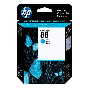 Cartucho De Tinta Hp 88 Cyan C9386Al 13Ml