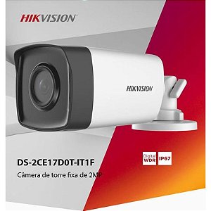 Câmera Hikvision Bullet Ds-2Ce17D0T-It1F 2Mp 2.8Mm