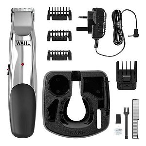 Aparador de Cabelo Elétrico Wahl Grossman 9916-1008 Recarregável Prata