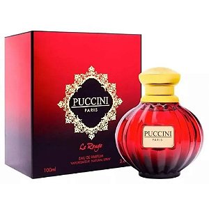 Perfume Feminino Puccini Le Rouge Eau de Parfum 100mL - Elegância Intensa
