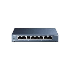 Roteador TP-Link TL-SG108 - Switch Ethernet 8 Portas 10/100/1000Mbps