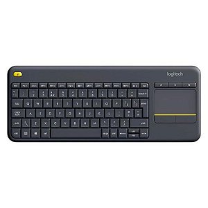 Teclado Sem Fio Logitech K400 Plus 920-007123 com Touch - Preto