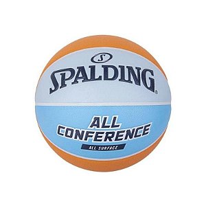 Bola de Basquete Spalding All Conference Laranja e Azul Tamanho 7