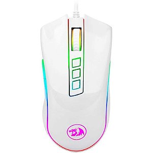 Mouse Gamer Redragon Cobra M711W RGB Fio - Branco