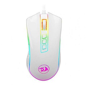 Mouse Gamer Redragon M711W Cobra 10000DPI Branco com Conexão Sem Fio