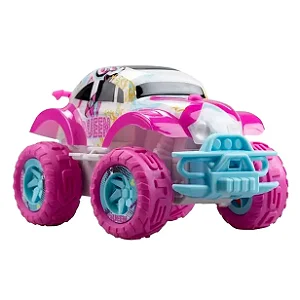 Exost Pixie Prateado Carrinho Controle Remoto Modelagem 3D