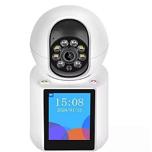 Câmera IP Smart Wi-Fi HD A-CAM011M - Modelo Sattellite - Cor Branca