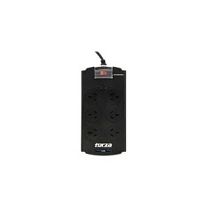 Filtro de Linha Forza FSP-602USB-A com Tomada Argentinense - 6 Saídas e Portas USB