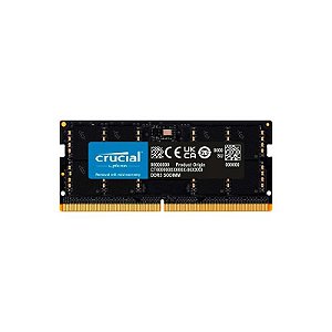 Memória RAM Crucial 8GB DDR5 5600MT/s para Notebooks - Modelo CT8G56C46S5