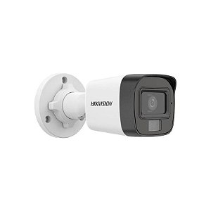 Câmera de Segurança Hikvision DS-2CE16K0T-LPFS 3K 2.8mm. Cor Branca e Preta