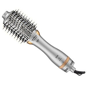 Secador de Cabelo e Escova Britania BES33SD 1300W - Cinza e Dourado