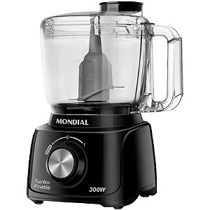 Processador de Alimentos Mondial Turbo Pratic 300W 500mL 220V - Alta Performance e Eficiência
