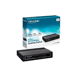 Switch de Hub Tp Link TL-SF1016D 16 Portas 10/100