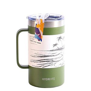 Garrafa Térmica Militar 710 ML - Verde Camuflado