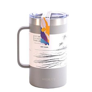 Garrafa Térmica Hydrate Manija 710 ML Cinza