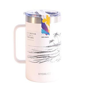 Garrafa Térmica Hydrate Manija 710 ML - Branca