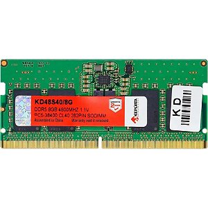 Memória RAM DDR5 Keepdata 8GB 4800MHz para Notebook - Performance Superior e Confiável