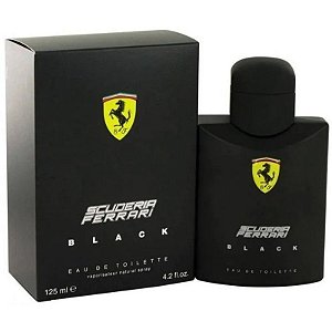 Fragrância Ferrari Black EDT 125mL - Aromático Masculino
