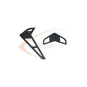 Conjunto De Barbatanas De Fibra De Carbono Msh51094 Para Protos