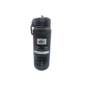 Garrafa Térmica Copo Térmico Hp Mini20 Blkcamo 600Ml Preto