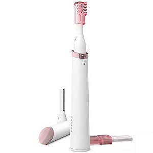 Aparador de Pelos Philips HP6389/00 Sem Fio - Branco e Rosa