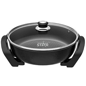 Grelhador Elétrico Winningstar ST-9675 1500W 220V - Potência e Performance para Churrasco Perfeito