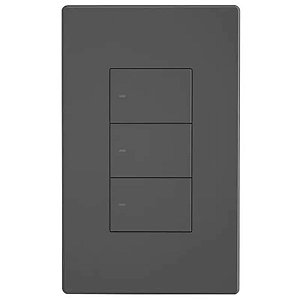 Interruptor Inteligente Sonoff M5-3C-120 com 3 Botões - Cinza Escuro