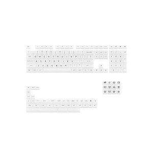 Teclado Akko Keycap V2 - Conjunto Clear White com 155 Teclas